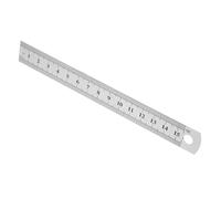 Healifty Regla Métrica de Acero Inoxidable Portátil de 15 Cm para Medición Precisa en Cuerdas de Guitarra y Mástil Diseño Multifuncional y Borde Recto