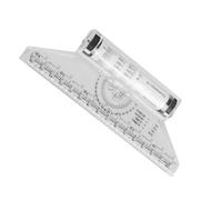 Healifty Regla Paralela de Dibujo Escala de Ángulos Transparente para Medición Precisa en Diseño Técnico y Dibujo Profesional