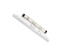 Healifty Regla Rodante de Dibujo Paralela de 30 CM Herramienta para Medir Ángulos y Líneas Paralelas Material Duradero para Oficina Estudiantes y Profesionales de Ilustración