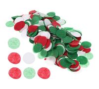 Healifty Rellenos Navideños de Papel de Colores 2 Paquetes 30g Cada Uno para Decoración de Fiestas y Globos Suministros para Relleno Disperso Brillo Festivo y Purpurina Adecuado para