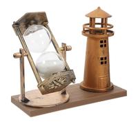 Healifty Reloj de Arena Decorativo Vintage con Arena Delicada Temporizador Multifunción para Escritorio y Hogar Decoración Retro para Sala de Estar