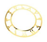 Healifty Reloj De Espejo Decorativo Espejo Redondo Decoración De Pared con Pegatina De Números Arábigos