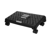 Healifty Reposapiés de Oficina con Rodillo Masajeador Reposapiés de Plástico Estable y Portátil Bajo Escritorio Soporte Ergonómico para Pies Antideslizante para Uso Casa y Oficina