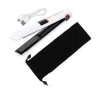 Healifty Rizador Inalámbrico de Pelo Multifuncional Plancha Rizadora Portátil sin Cable Herramienta Profesional para Alisar y Diseño Compacto para Viajes Color Marfil Elegante