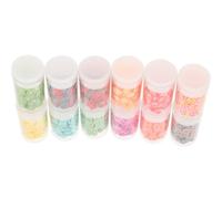 Healifty Rodajas de Fruta para Decoración de Uñas 12 Cajas Tamaño Estándar Set DIY Manualidades Mujeres Niñas Accesorios de Arcilla Polimérica Adecuado para Arte de Uñas Fiesta Navidad Cumpleaños