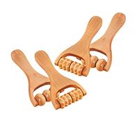 Healifty Rodillo De Masaje De 4 Piezas Herramientas De Rodillo De Mano Para Madera Masajeador De Reflexología Podal Masajeadores De Pies Masaje De Piernas Masajeadores De Pies Manuales