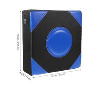 Healifty Saco de Boxeo Adultos Almohadilla de Boxeo de Pared Mediana Azul Soporte de Esponja para Entrenamiento Casa Mejora Coordinación y Reacción Uso Familiar y Deportivo