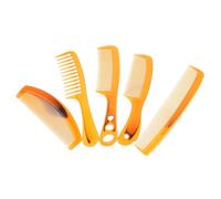 Healifty Set de 5 Peines de Plástico Oxford Resistentes Peines Dentados para Cabello Rizado y Liso Variedad Profesional para Peinar y Desenredar Aptos para Uso Diario Hombres y Mujeres