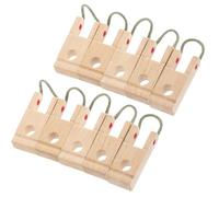 Healifty Soporte de Eje de Línea para Piano de Madera, Brida de Amortiguación para Teclado, Accesorios de Reparación de Pianola, Paquete de 10 Piezas, Compatible Múltiples Modelos,