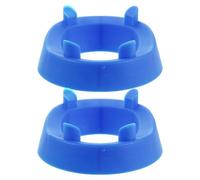 Healifty Soporte de Exhibición para Balones Deportivas 2 Piezas Base de Plástico Azul para Balones de Fútbol Baloncesto y Voleibol 114 X 4 CM Soporte Compacto para Almacenamiento y