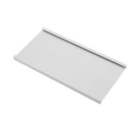 Healifty Soporte de Placa para Oficina de Aleación de Aluminio Adhesivo o Colgante Tamaño 12 X 24 CM Portaplacas de Pared para Identificación de Empleados y Organización de Espacios