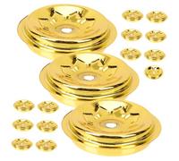 Healifty Soporte Flotante de Mecha para Lámpara de Aceite 16 Unidades 4 Cm Diámetro Metálico Resistente para Uso Prolongado Accesorios para Lámparas de Aceite Decoración Hogar y Budismo