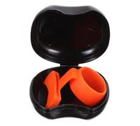 Healifty Soporte Práctico para Púas de Guitarra de Silicona Naranja, Funda Antideslizante para Dedos Fácil de Llevar y Almacenamiento Seguro para Principiantes