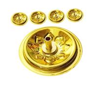 Healifty Soportes De Mecha Flotante para Lámpara De Aceite 4 Cm 5 Piezas Aluminio para Lámparas De Queroseno Accesorios para Altares Domésticos Rituales y Meditación