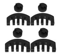 Healifty Sordina de Goma para Violín 8 Unidades 4 Estilo Garra 4 Redondas Silenciador Antideslizante para Práctica en Cualquier Entorno Compatible Violín y Viola Control de Volumen