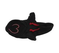 Healifty Sudadera con Capucha para Perro Pequeño XS a Cuadros Negros, Ropa Cálida para Mascotas de 1-3 LB, Tejido para Piel Sensible, Adecuado para Otoño E Invierno, Suéter
