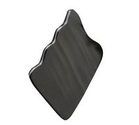 Healifty Tabla de Masaje Ondulada de Cuerno Natural Negra Herramienta de Masaje para Fisioterapia Placa Raspadora para Cuello y Espalda Uso Doméstico y Spa
