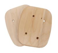 Healifty Tablas De Monopatín Blanco De Arce y Bambú, 2 Piezas, Tamaño Mediano, Tablero Duradero para Skate Drift, Agarre Mejorado, para Niños y Adultos, Uso Skatepark y Calles Urbanas