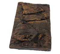 Healifty Tablero de Fondo 3D para Tanque de Reptiles, Fondo Decorativo de Piedra PU, Tamaño Aproximado 1 Cm, Placa Natural para Decoración de Terrarios y Acuarios, Fácil de Cortar y