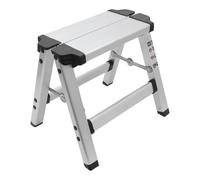 Healifty Taburete Plegable de Aleación de Aluminio Silla Portátil de Senderismo y Pesca Escalera Multifuncional Ligera y Compacta para Exterior E Interior Ahorro de Espacio y Resistente