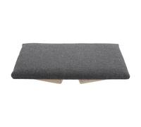 Healifty Taburete Plegable de Madera Maciza, Banco de Meditación de Rodillas Diseño Inclinado, Color Gris Oscuro, Asiento Portátil para Yoga, Oración y Relajación, Banco Estable y Cómodo