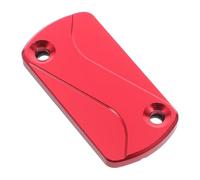 Healifty Tapa de Depósito Líquido de Frenos Delantero para Motocicleta Cubierta Protectora de Aleación de Aluminio Sello Compatible con Bomba de Freno Vehículo Protección Resistente