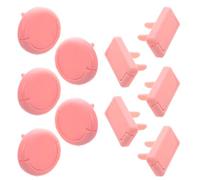 Healifty Tapas de Enchufes para Tomas Eléctricas Rosa, 10 Piezas, Protectores de Seguridad para Bebés, Fabricados en Abs y Plástico, Evitan Accidentes Eléctricos