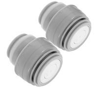 Healifty Tapón de Termo Gris 45 MM Compatible con Botellas Isotérmicas de 500 Ml a 1200 Ml Tapa de Vaso Térmico con Cierre Hermético y Interruptor Interior Práctico para Uso en Viaje