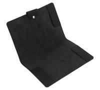 Healifty Tarjetero de Golf Negro de Piel Sintética PU Resistente al Desgaste, Cuaderno de Golf Portátil para Exteriores Organizador de Tarjetas de Puntuación y Libro de Registro de Yardas