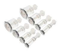 Healifty Tazas Quiropráctico Ahuecamiento Pierna Chino Alivio para Taza Dolor Físico Fisioterapia Hombro Arrugas Masaje Frascos Succión Acupuntura Anti Salud Herramientas Kit
