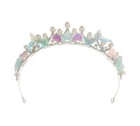 Healifty Tiara Barroca de Sirena Perlas Naturales y Conchas Marinas, Accesorio Cabello de Boda y Fiesta para Mujer, Diseño Ligero E Hipoalergénico para Cumpleaños y Eventos Obsequios