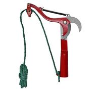 Healifty Tijeras para Podar Ramas con Cuerda y Resorte Ahorrador de Trabajo, Podadora de Árboles y Arbustos de Acero Rojo para Decoracion Otono y Jardinería