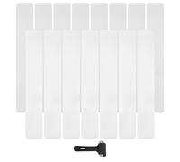 Healifty Tiras Antideslizantes Transparentes Autoadhesivas para Peldaños de Interior 10Cm X 61Cm 15 Unidades con Rodillo para Baño Escaleras y Duchas Protección Segura en Ambientes