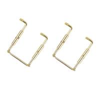 Healifty Tornillos para Mentonera de Violín 2 Piezas, Metal Duradero, Galvanoplastia Dorada, Compatibles Violines 4/4 y 3/4, Accesorios Precisos para Reparación y Mantenimiento