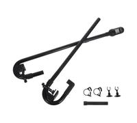 Healifty Tubo de Alimentación para Peces de Acuario de 16mm, Accesorio de Plástico Negro para Filtro Externo Flujo de Agua y Durabilidad para Acuarios de Agua Dulce en Casa