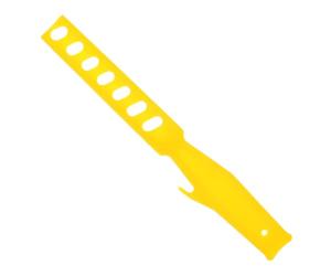 Healifty Varilla Mezclar de Plástico de Mezcladora Manual Amarillo Pintura Herramienta Resistente en Cubos Proyectos Doméstica Reutilizable