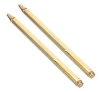 Healifty Varillas de Zahorí de Cobre Plegables y Portátiles Varilla de Radiestesia de Agua Larga y Ligera para Detección Exterior Herramienta Profesional de Adivinación sin Manual 1 Par