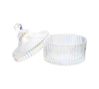 Healifty Vaso Mezclador de Polvos para Manicura con Tapa, Tarro de Vidrio Pequeño Transparente para Arte de Uñas Diy, Accesorio Práctico para Mezclar Líquidos y Decoración de Uñas
