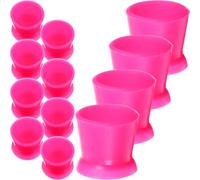 Healifty Vasos para Tatuar con Base 300 Unidades Pequeños Vasos de Pigmento de Silicona para Uso Profesional Salones y Bricolaje