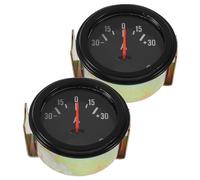 Healifty Voltímetro Amperímetro Automotriz 12v-24v 30A 2 Unidades Indicador Analógico de Corriente para Coche y Camión Monitor de Medidor Eléctrico de Alta Precisión Pantalla Iluminada