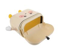 Healifty Wall Mounted Kitchen Garbage Bin With Lid Cartoon Small Compost Bin For Cabinet Door Bathroom Under Sink Trash Can