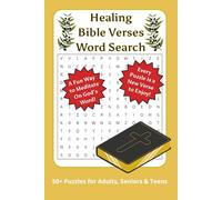 Healing Bible Verses Word Search Puzzle Book: Word Searches with Easy to Read Print Full of Bible Verses about Healing | 6x9 inches, 110 pages | 50+ ... Gift for Vacation, Holidays, and Free Times