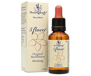 Healing Herbs Bachblüten 5 gotas de flores de 30 ml