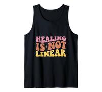 Healing is not Linear Positive Mindset Motivational Quote Camiseta sin Mangas