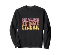 Healing is not Linear Positive Mindset Motivational Quote Sudadera
