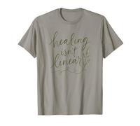 Healing Isnt Linear Botanical Self Growth Wellness Cita Arte Camiseta