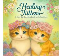 Healing Kittens: A Cozy Cat Coloring Book for Relaxation