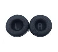 Heallege Almohadillas para Oreja de Espuma de Repuesto, Funda de cojín para Auriculares, Almohadillas de 70mm, Color Negro, 1 par