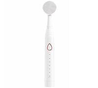 HEALLILY 1 Juego de Cepillo de Dientes Eléctrico con 3 Cabezales de Repuesto de Plástico ABS Recargable de Alta Frecuencia Sónico Cepillo de Dientes de Limpieza Facial Cepillo de Limpieza