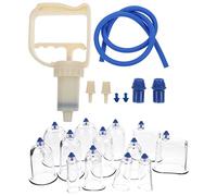 HEALLILY 1 Set Professional Afping Set Chinese Vacuum Cupping Dispositivo Hogar Tazas de Ahuecamiento con Bomba para para Celulitis Afping Masaje Atrás Alivio